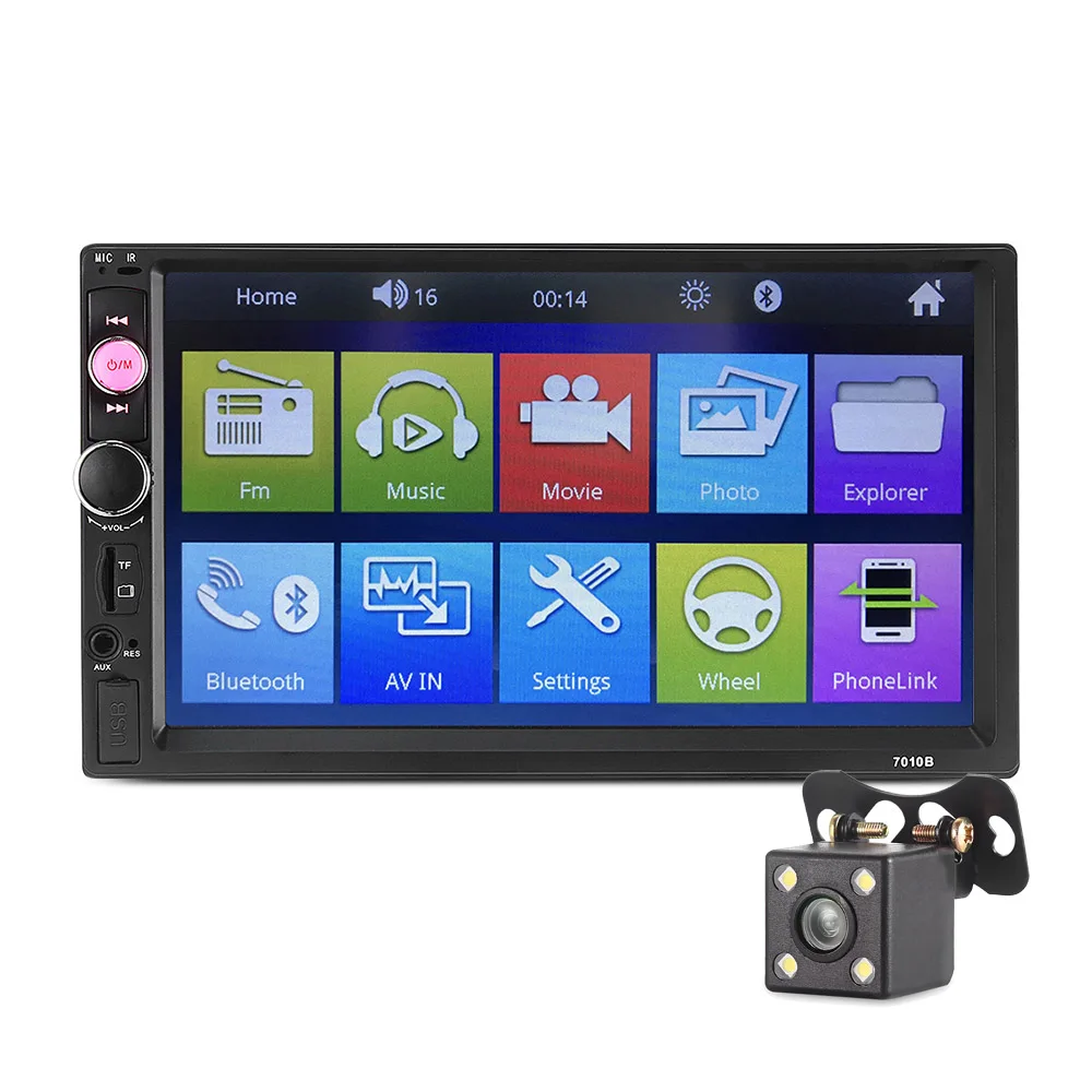 MirrorLink автомобиля MP3 MP5 мультимедийный плеер Bluetooth FM Wince рулевое колесо