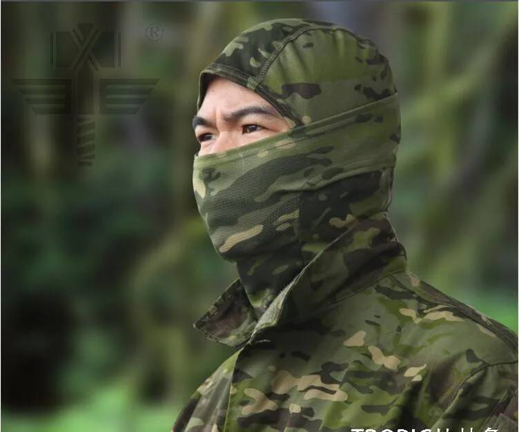 Тактический охотничий камуфляж Балаклава маска для лица страйкбол военный снаряжение мотоциклетный лыжный велосипедный защитный полный маска для лица