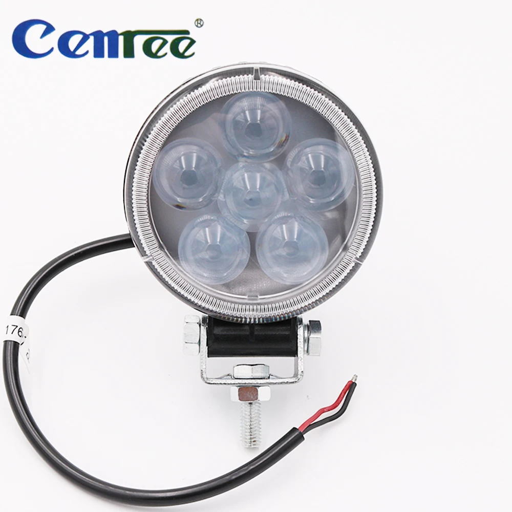 

CENREE 1pcs 18W 720LM IP67 LED Work Light Bar Motorcycle Lamps Spot LED Light Bar LED Car Foglight for Off Road