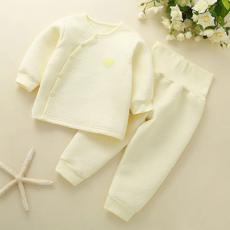 Зимний комплект для малышей хлопковый зимний одежды Одежда новорожденных