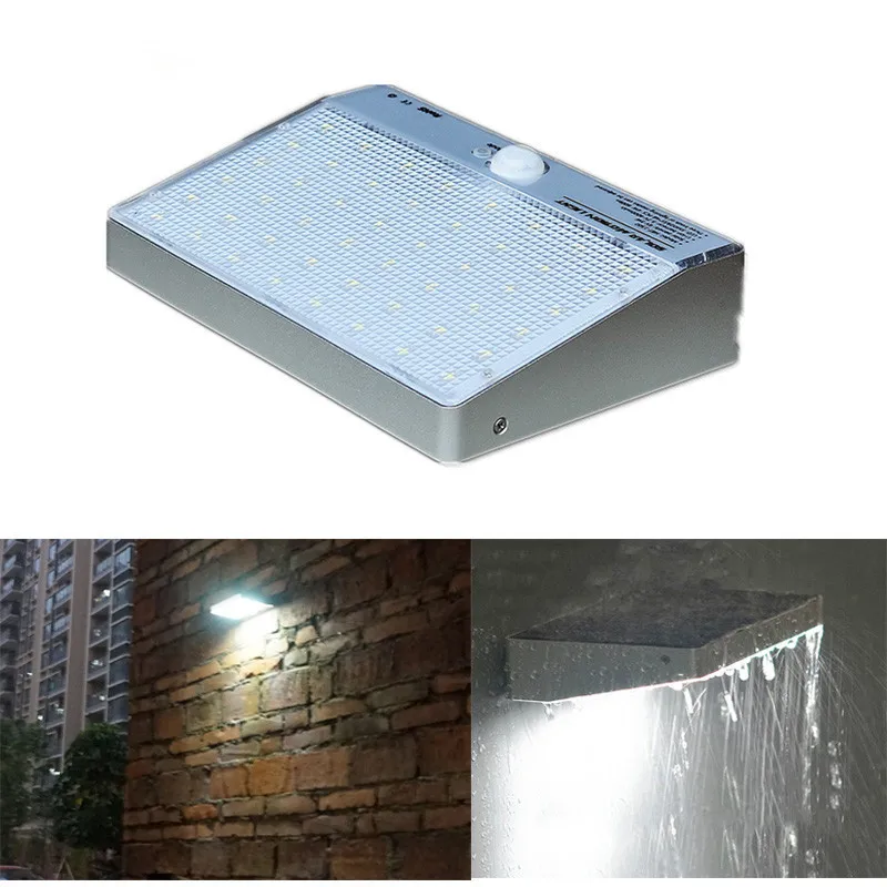 48 LED Солнечный ЯРКИЙ PIR датчик движения человеческого тела освещение