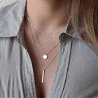 Ожерелье-чокер женское, многослойное, с кисточками
