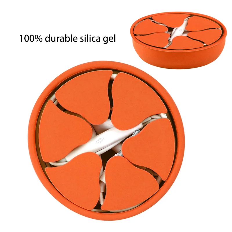 Силиконовый Органайзер Winder для наушников цифровые коаксиальные кабели кабеля