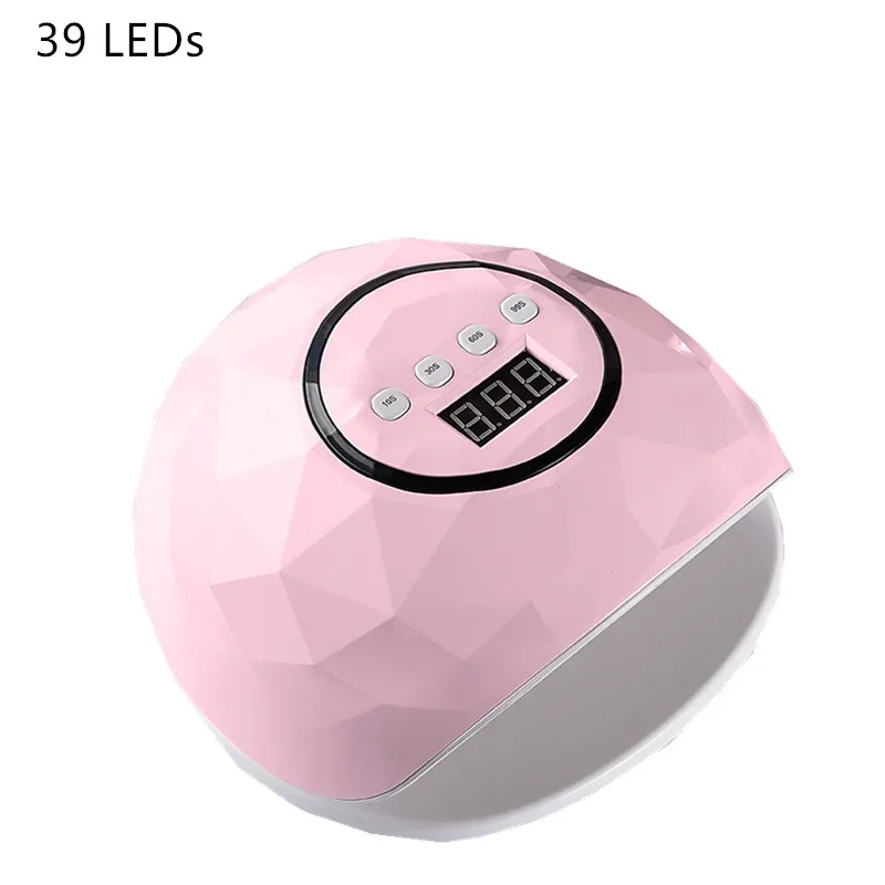 F6 86W Pink Фирменная Новинка 86 Вт Быстрая Сушка УФ светодиодная лампа для сушки ногтей автоматический датчик белый светильник от солнца фототерапия ЖК-дисплей с таймером установка 110-240 В - Цвет: F6 86W Pink
