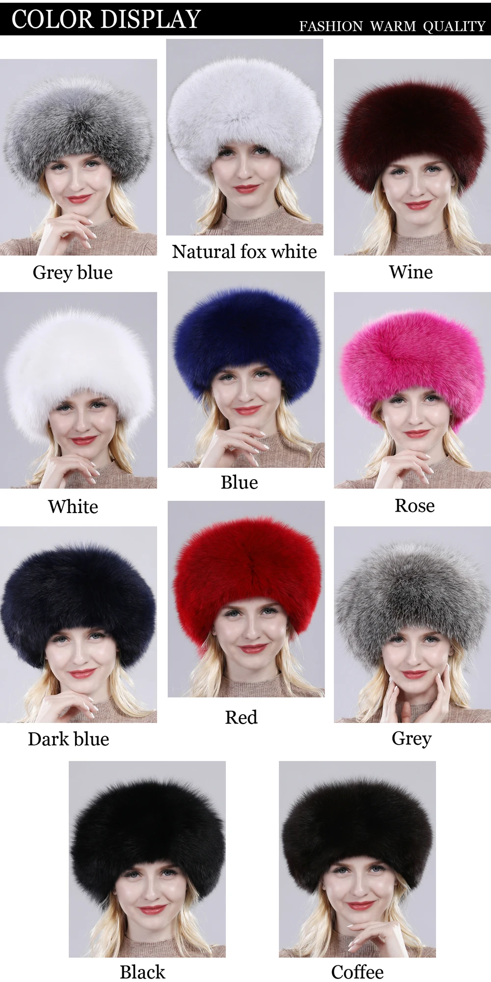 New Style Fashin Girl Genuine Fox Fur Hat Warm Soft Natural Fox Fur Bomber Caps Lady Luxurious Quality Real Fox Fur Hats