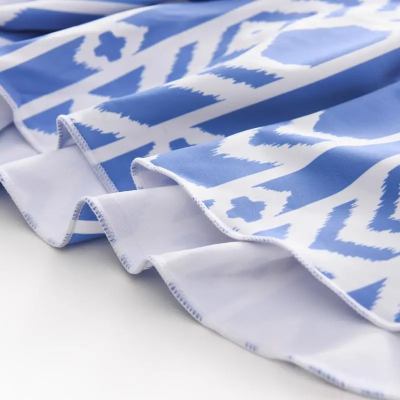 Бикини 2019 женский купальник с принтом танкини лямкой на шее пляжная одежда