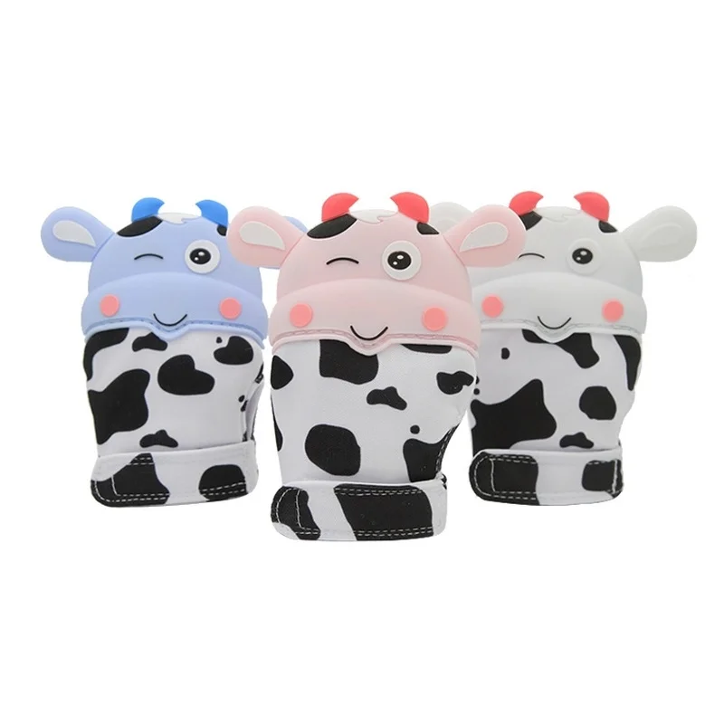 Силиконовая перчатка прорезыватель для зубов без бисфенола А|Детские