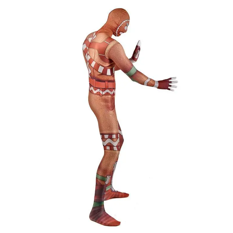Игра битва Royale Merry Marauder Ginger Gunner Детский костюм для косплея Для Взрослых Zentai боди Fortniter костюм комбинезоны