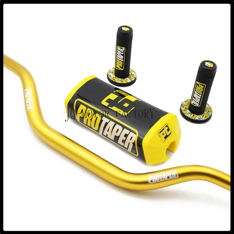 Для мотоцикла мотокросса Dirt Pit Bike Pitbike Taper Metal fat руль 1 1/8 &quot28 мм с захватами и