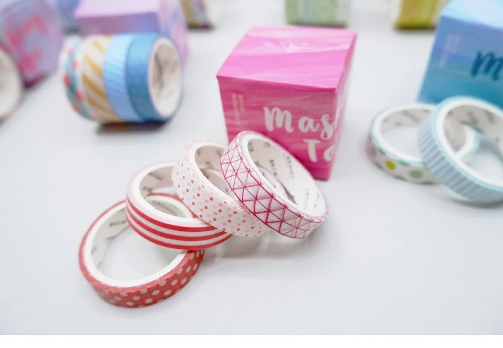 4 шт./кор. 9 мм* 3 м дневник лента для декорации Washi Скрапбукинг DIY Стикеры клейкая лента изоляционная лента канцелярские принадлежности