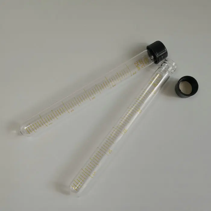 10 шт. пробирка с закручивающейся крышкой 25 мл|glass test tube|test tubetest tube with cap |