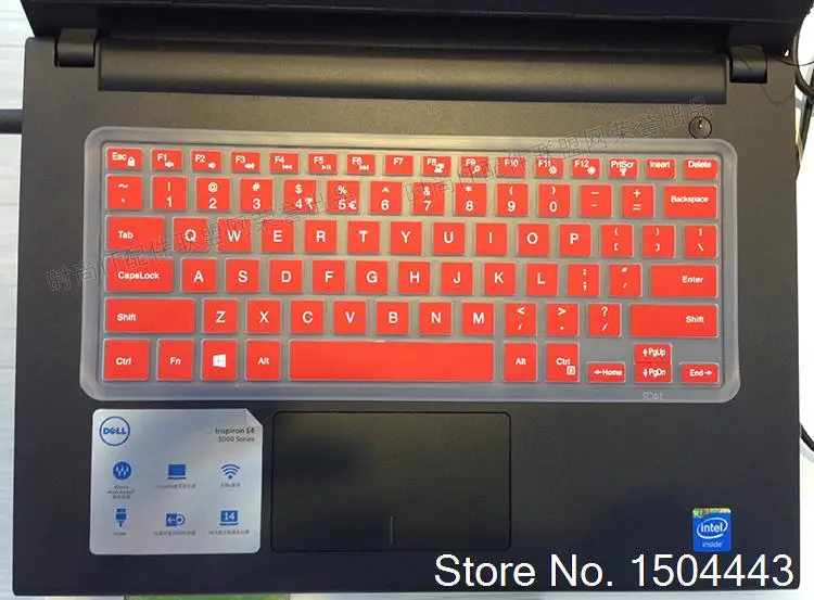 Чехол-клавиатура для ноутбука DEll Inspiron Vostro 14 3442 3000 5000 7000 15-7568 5447 V5459 7447 5448 |