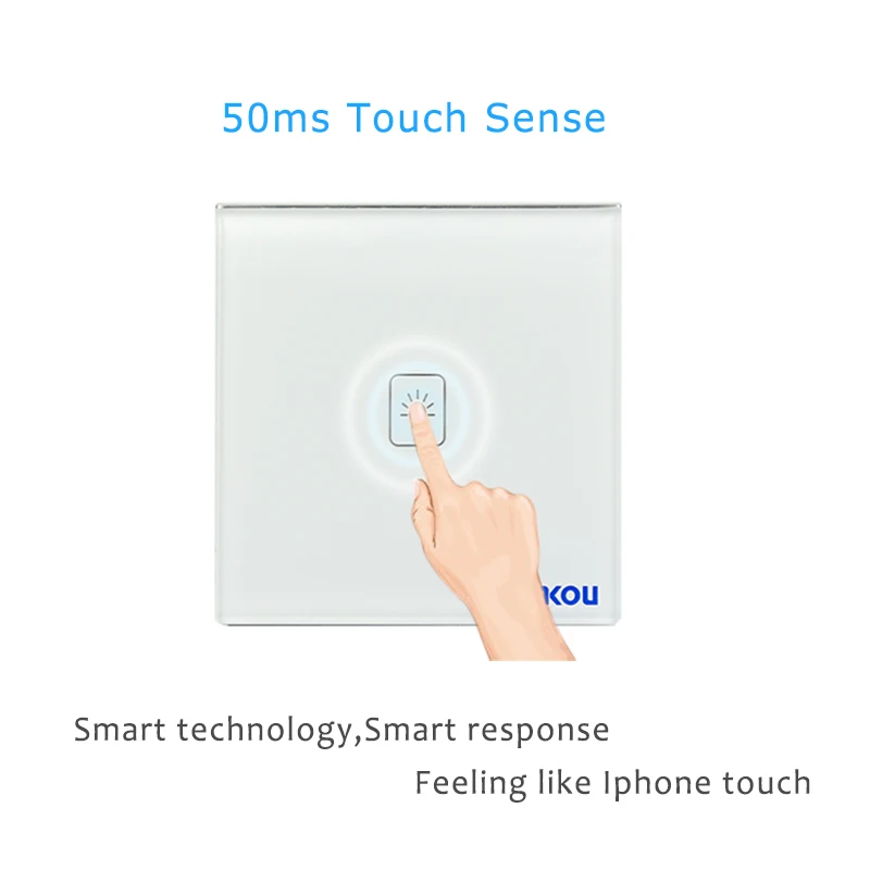 Умный дом Великобритания 1 банда Светодиодная панель регулировки яркости