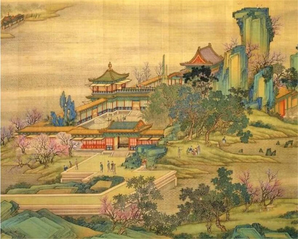 3D-обои beibehang на заказ Настенные обои зал Qingming Shanghe карта полная версия настенный