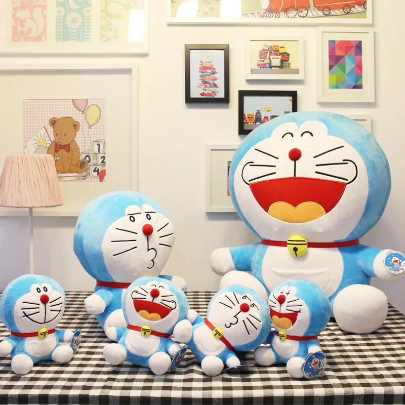 Горячая Chirdren Большой 25-70 см Doraemon игрушечная кошка Дора Мечта викинга Милый Забавный плюш дети синий-жир мягкие игрушки для детей Подарки