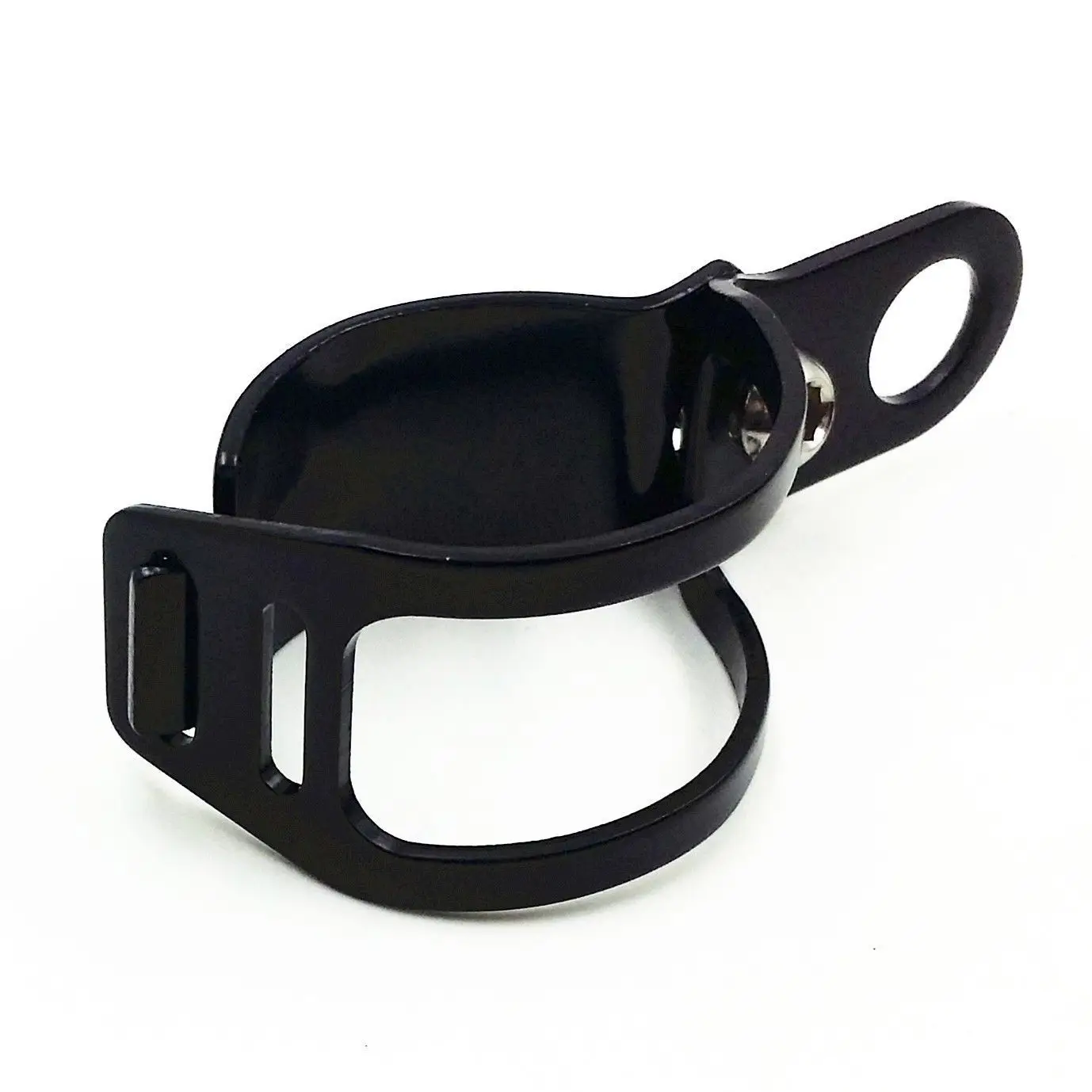 Black Motorbike Adjustable 33-43mm Turn Signal Relocator Fork Clamps Cruiser VT |