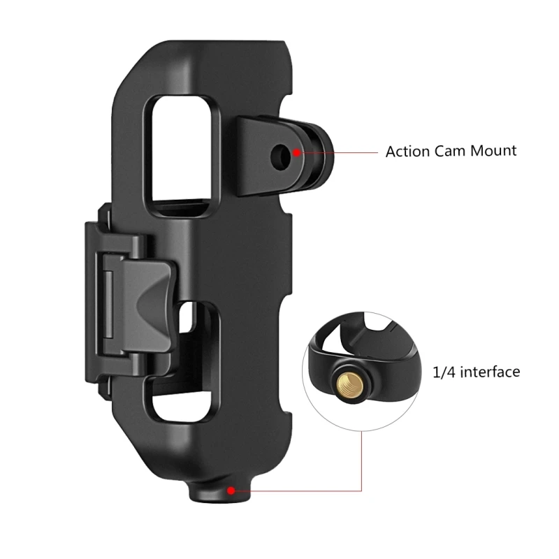 Корпус PULUZ защитная крышка рамка кронштейна и отверстие для винта 1/4 DJI OSMO Pocket/OSMO
