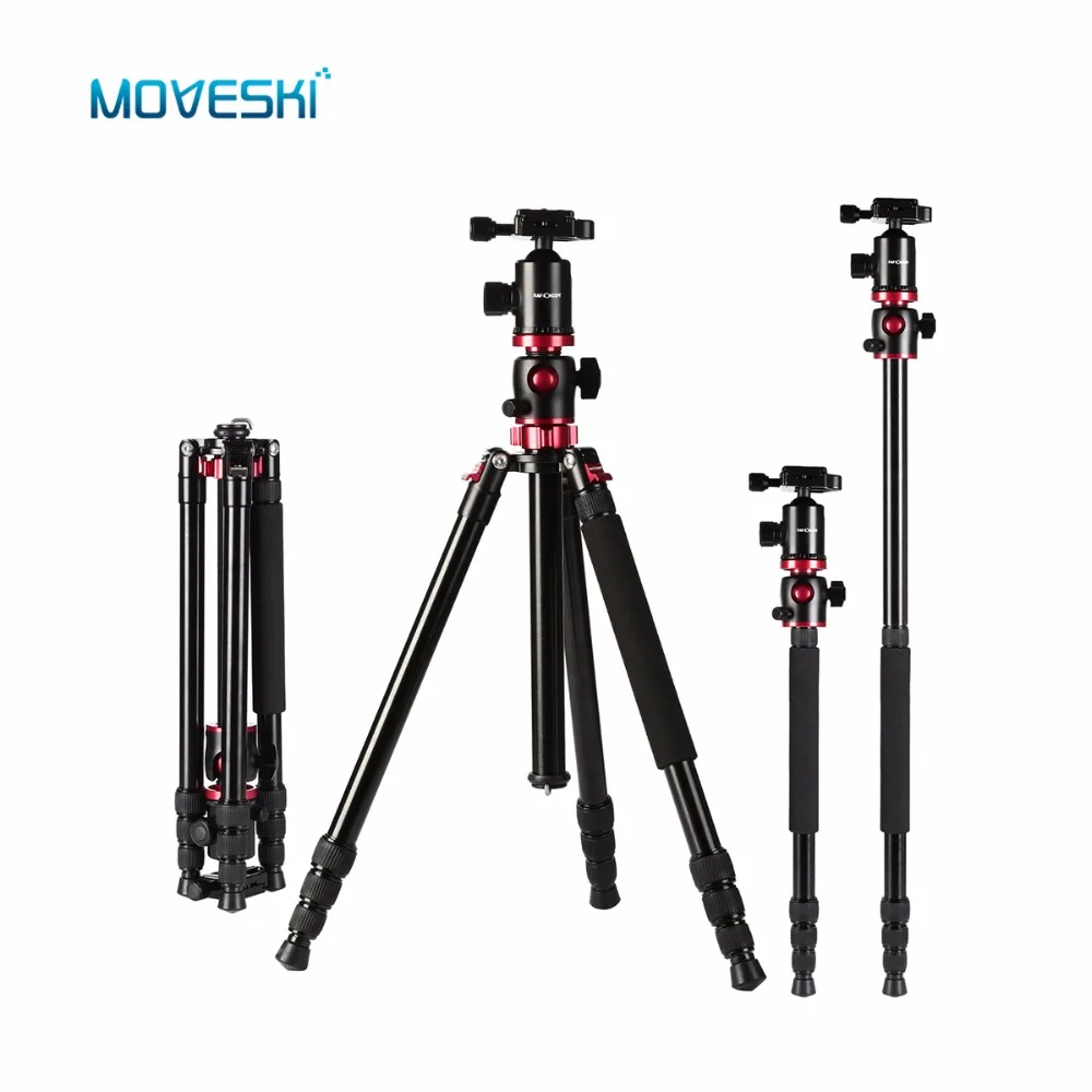 Moveski TM2534T Professional Aluminium Alloy Camera Tripod &amp Ball Head 360 degree For DSLR SLR | Электроника
