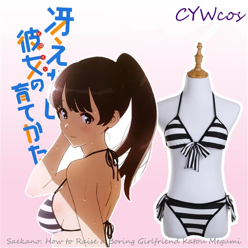 Аниме Saekano: как поделиться скучной девушкой ктоу Мегуми косплей костюм бикини