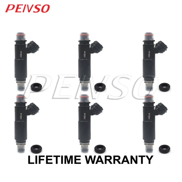 

6x 195500-4370 MR578878 fuel injector for Mitsubishi Montero 3.8L V6 2003~2006