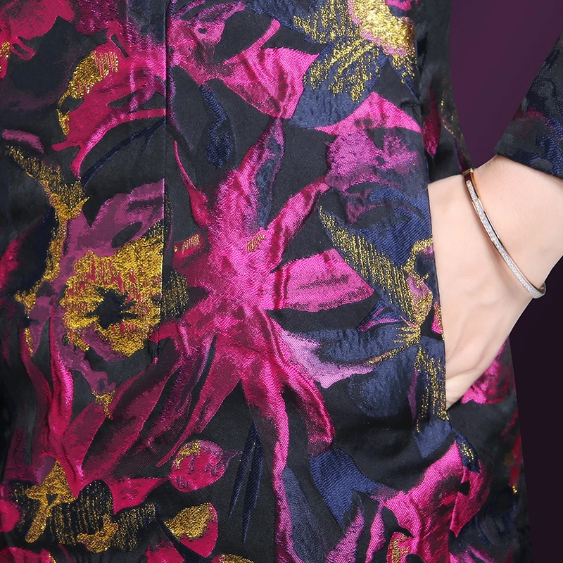 Высокое качество новинка Осень зима пальто для мамы среднего возраста женщин