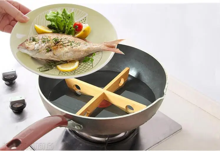 Лоток Стойки Съемный Деревянный стол коврик кухня горшок теплоизоляцией охлаждения блюдо Прихватки гаджет держатель CF-51