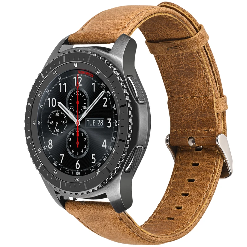 HOCO ремешок из натуральной воловьей кожи для samsung Galaxy gear S3 Classic SM-R770 S3 Frontier SM-R760 SM-R765 Ремешки для наручных часов