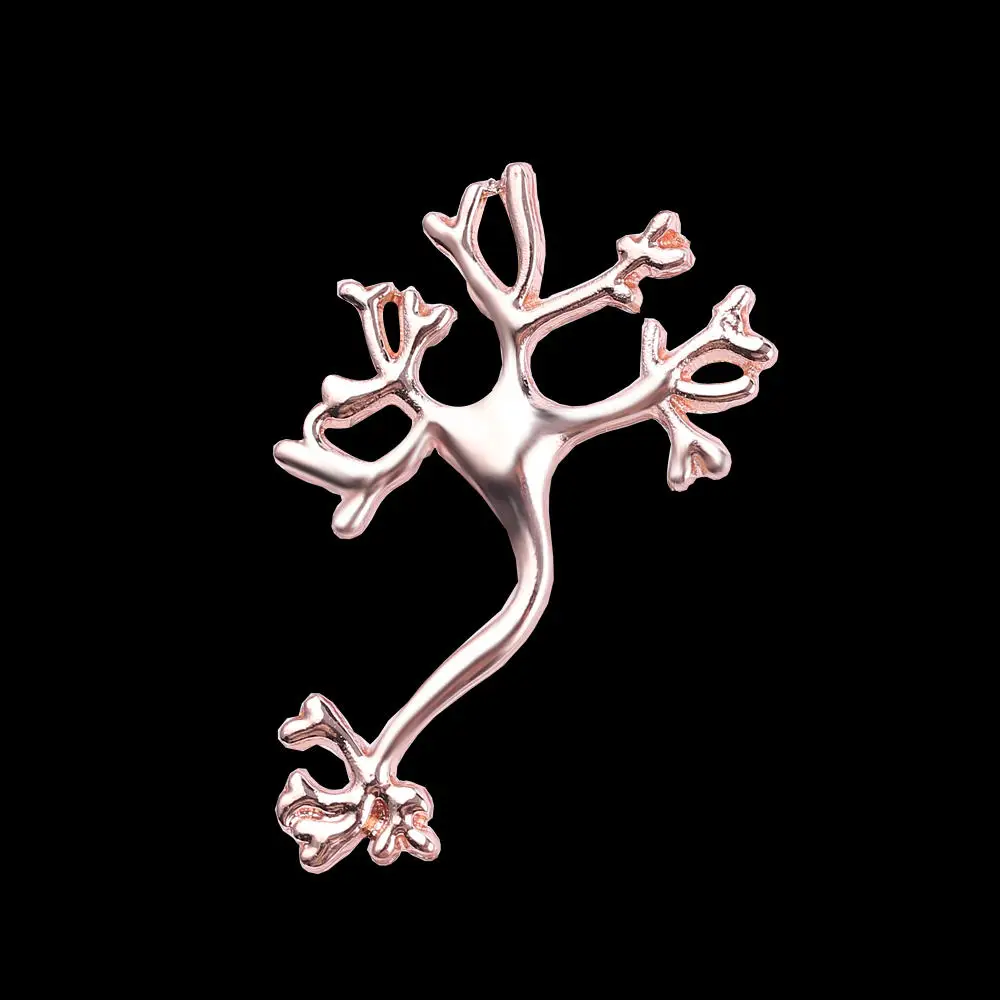 rose gold Artery Булавка в стиле панк, медицинская бижутерия, сердце, скелет, Пальмовая артерия, эмалированные Броши с пуговицами для мужчин и женщин, пальто, рубашка, нагрудные булавки, подарок - Окраска металла: rose gold Artery