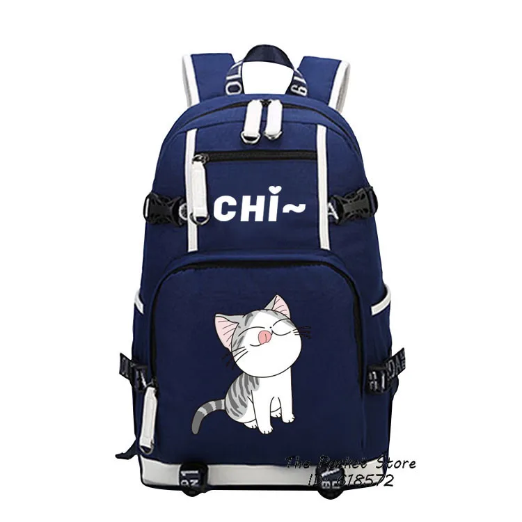 20 Женский рюкзак Kawaii Cat, милый домашний рюкзак Chi's, тканевый школьный рюкзак Chi Cat, розовый рюкзак для путешествий - Цвет: 20