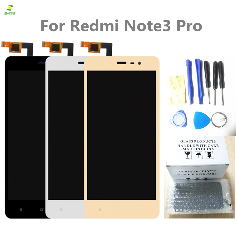 Сенсорный экран Экран для Xiaomi Hongmi Redmi Note3 Pro Note 3pro ЖК дисплей Дисплей дигитайзер в