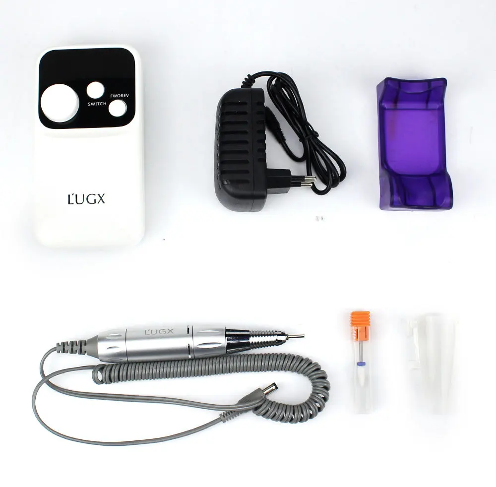 35000RPM Charging Portable Electric Manicure Drill Polishing Tool Set Nail Art Equipment Decorations for NailsLUGX 602 18W | Красота и