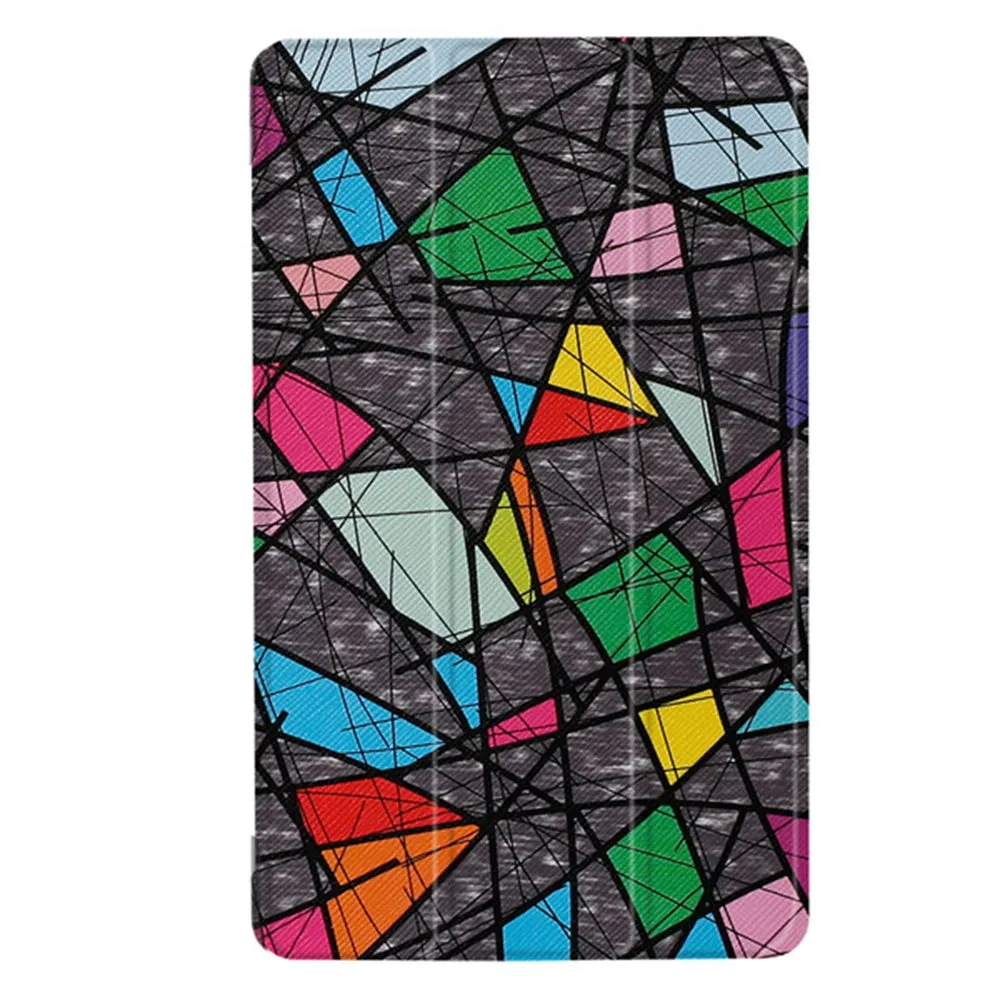 Кожаный чехол-подставка для huawei MediaPad T3 10 9,6 ''с откидной крышкой для huawei Honor Play Pad 2 9,6, чехол для планшета с принтом Fundas+ Flim Pen - Цвет: Красный