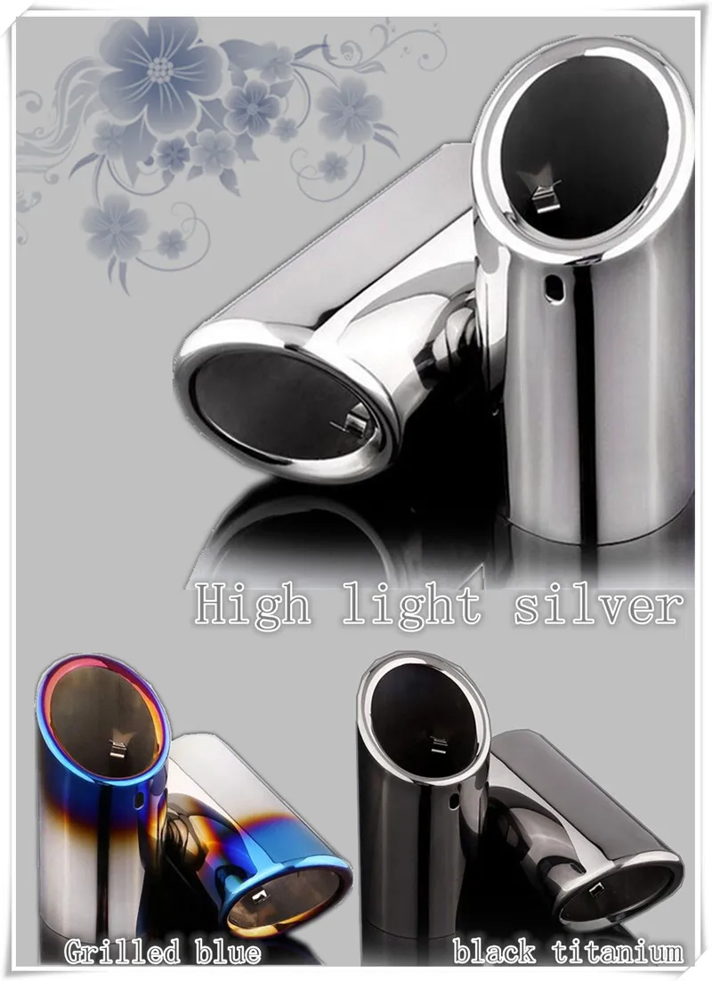 Лидер продаж автомобилей глушитель выхлопной наклейка на трубу для VW Гольф 6 7 MK6 1