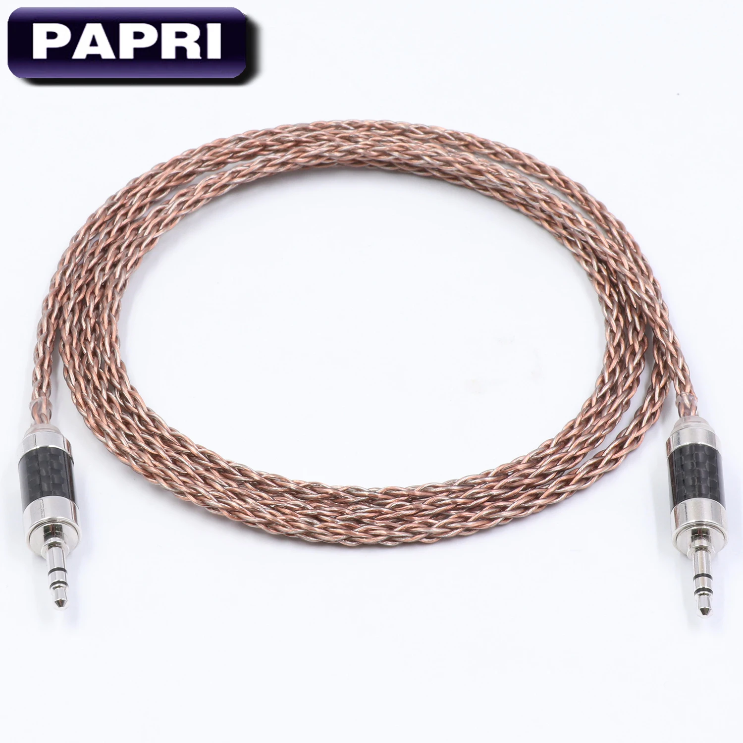 PAPRI DIY AUX наушники кабель штекер аудио ПВХ 6N OCC + посеребренные Hi Fi обновленные