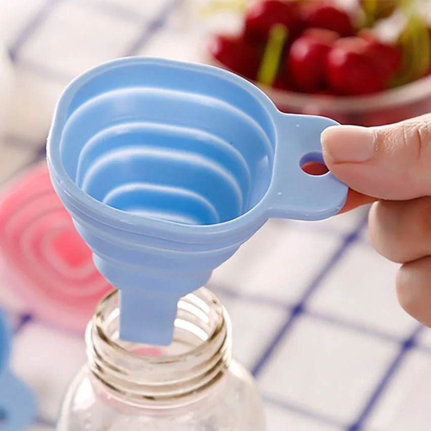 Складная телескопическая воронка дозатор жидкости для пищевых продуктов