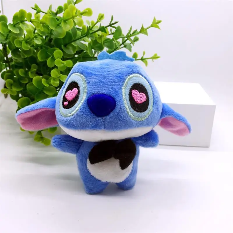 50 шт. высокое качество низкая цена kawaii Ститч плюшевые игрушки телефон ремешок с подвеской сумка брелок Подвеска Свадебный букет игрушка - Цвет: heart eyes