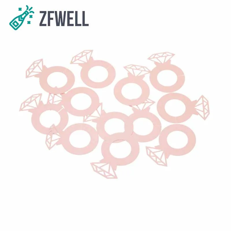 ZFWELL 12 шт./лот креативное кольцо с бриллиантами для стола карточки бокала вина