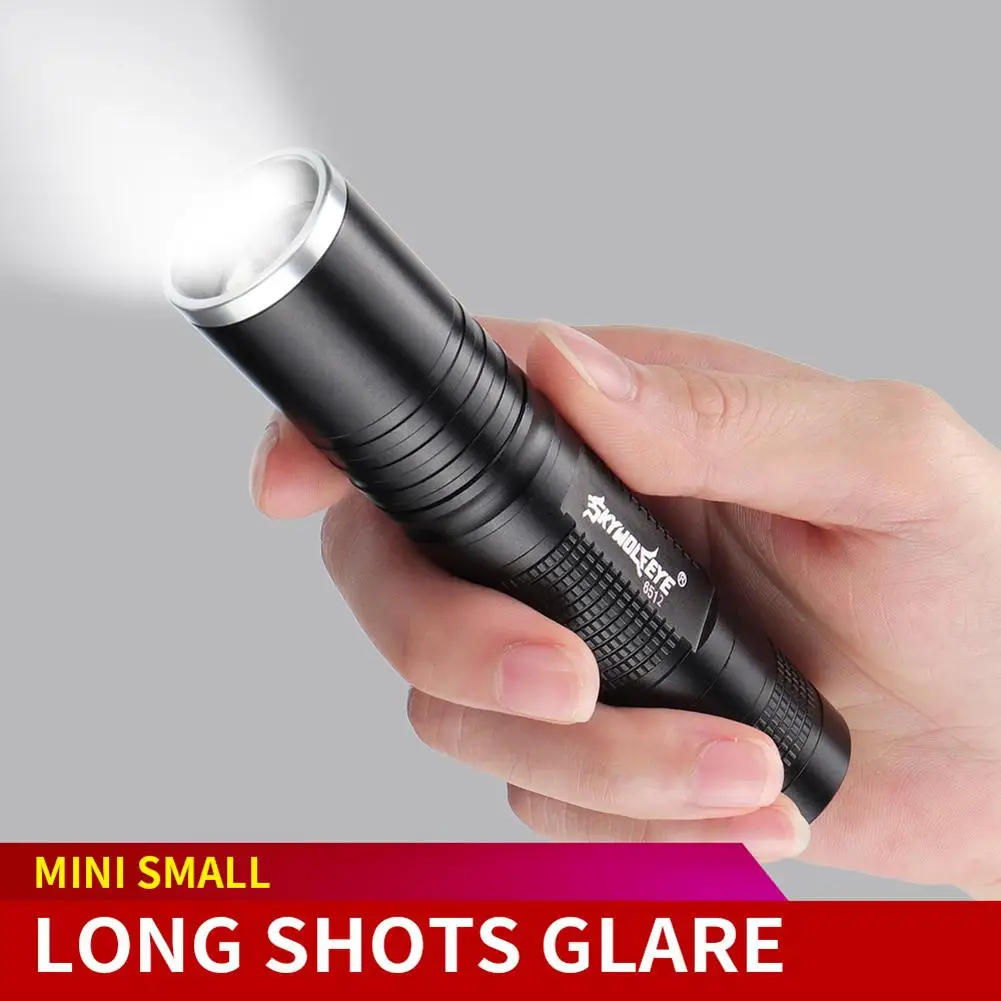 Светодиодный ная вспышка 18650 с питанием от батарейки металлисветильник