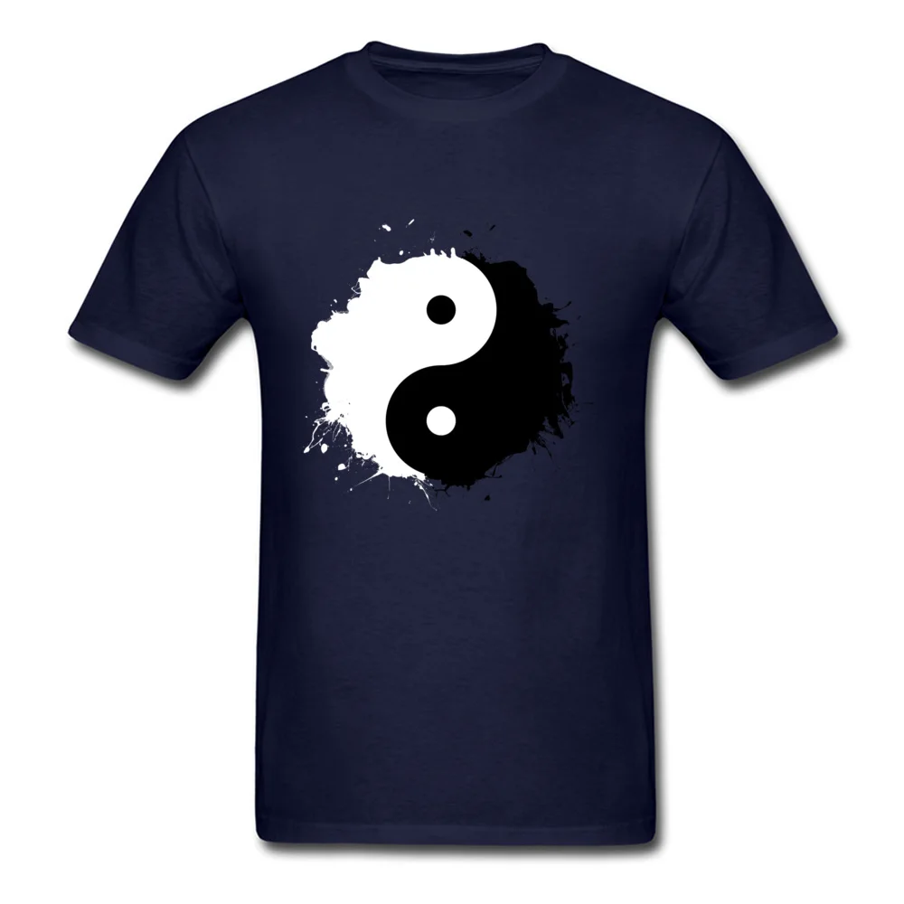Duality индивидуальная футболка Мужская футболки Yin Yang одежда кунг-фу топы с