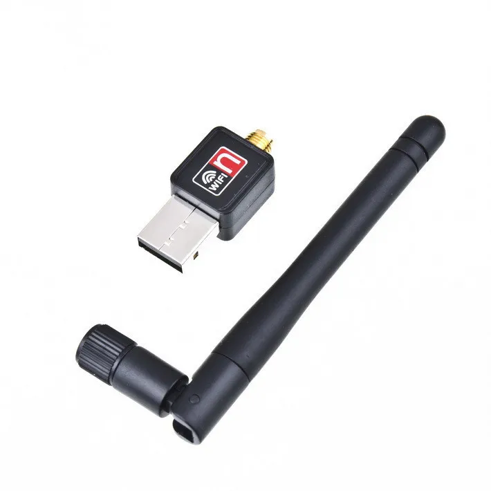 Высокоскоростной USB беспроводной адаптер 150 Мбит/с 2 дБ антенна Wifi Rceiver передатчик USB ключ беспроводной 802.11b/n/g для ноутбука компьютера