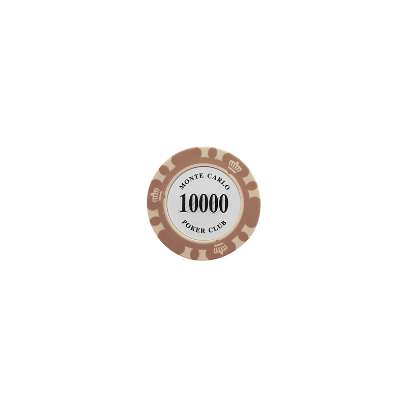 10000 Easytoday 25 шт./компл. глины набор покерных фишек 14 цветов номинал монеты баккара Техасский Холдем развлечения фишки для покера - Цвет: 10000