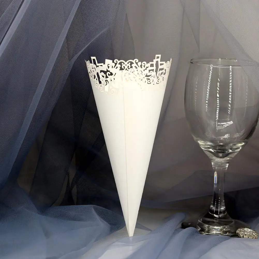 50 шт. мини бумажная трубка цветок свадебные чистые и свежие украшения реквизит