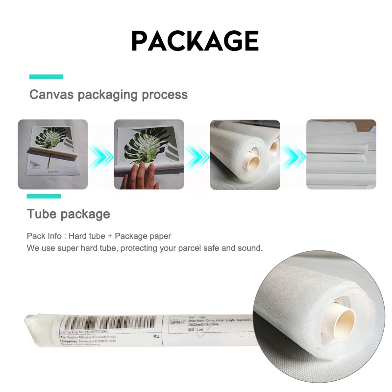

JHLJIAJUN 4 Piece Modern Punk Style Canvas Decoration Home Modular Picture Art Decorative Nordic Poster No Frame Home Decor