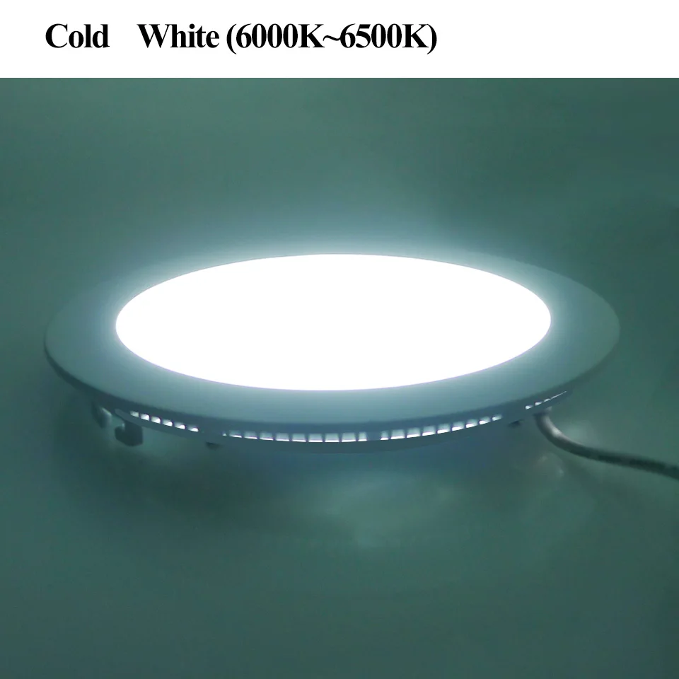 Светодиодная панель 3 Вт 4 6 9 12 15 18 SMD2835 ультра тонкая потолочная для помещений 20 30 45