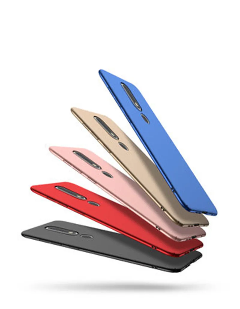 Case For Nokia 5.1 Plus X5 2018 Luxury Ultra thin Hard Frosted Shield back Cover X6 case |
