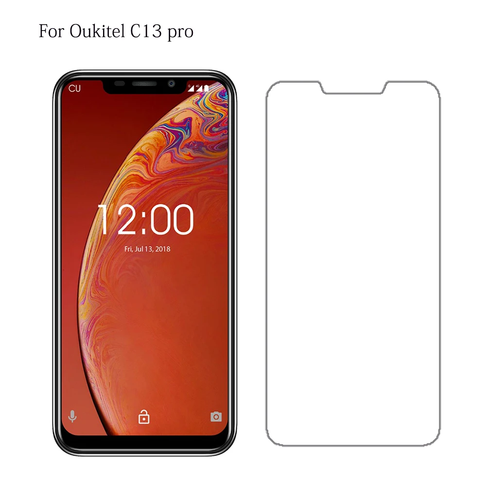 9 H закаленное стекло для OUKITEL C11 C12 C13 C15 U25 Pro смартфон 2.5D Высокое качество протектор экрана для C15 pro защитное стекло