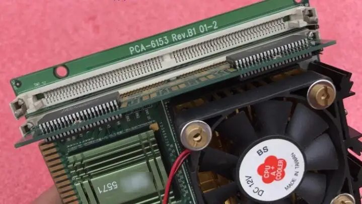 ОК оригинальная IPC плата PCA-6153 PCA 6153 B1 ISA слот Промышленная материнская плата половинного размера cpu карта PICMG10 с процессорной оперативной памятью без вентилятора