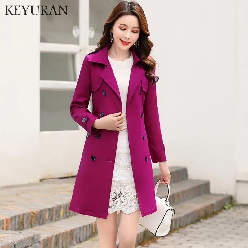 Тренчкот женский длинный брендовая ветровка модный тренд бойфренда в