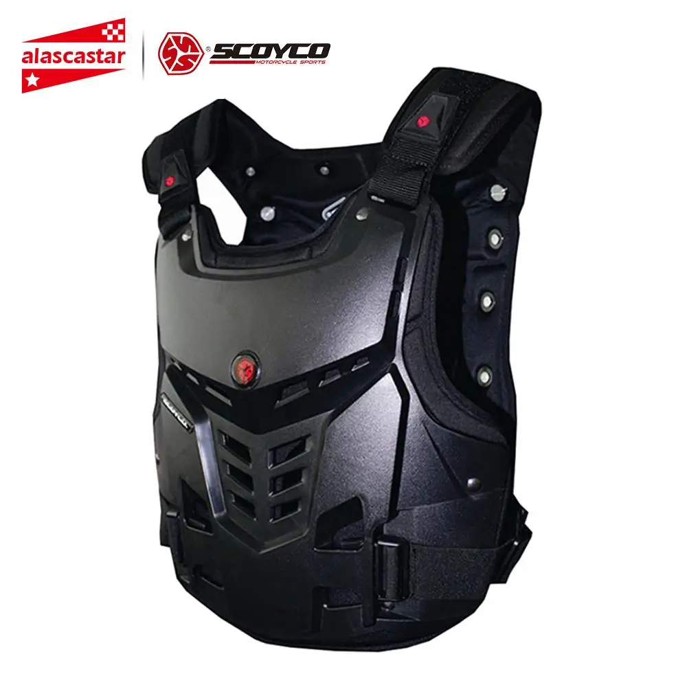 AM05 Black SCOYCO мотоцикл броня мотоциклы езда гоночный нагрудный и задний протектор тела Броня жилет Мотокросс внедорожный мотоцикл - Цвет: AM05 Black