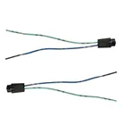 2 шт. T5 286 W2W автомобильный предупреждающий индикатор приборной панели автомобиля T5 светодиодный патрон-адаптер Разъемы для проводки